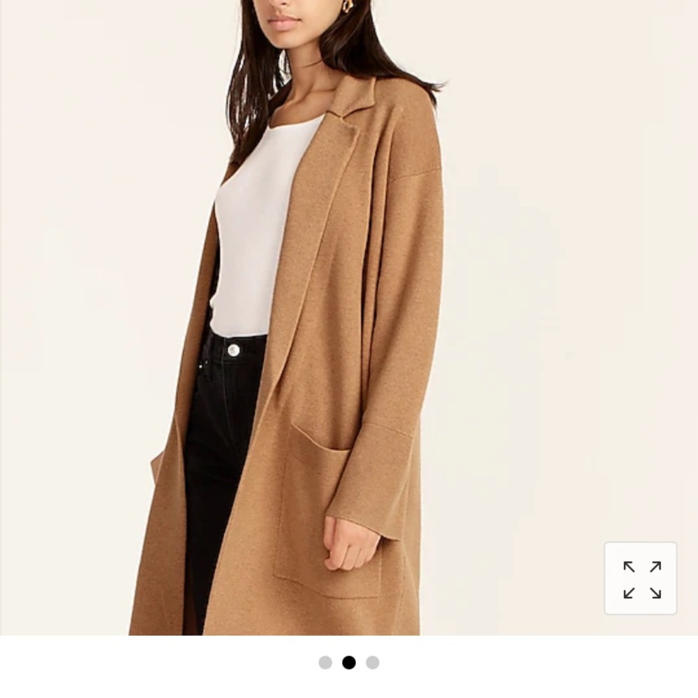 J. crew tan coat